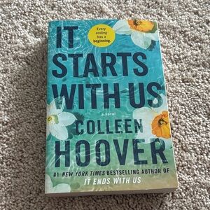 'It Starts With Us' Novel - Blue Cover